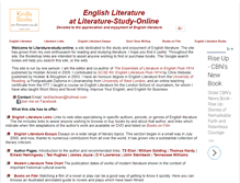 Tablet Screenshot of literature-study-online.com